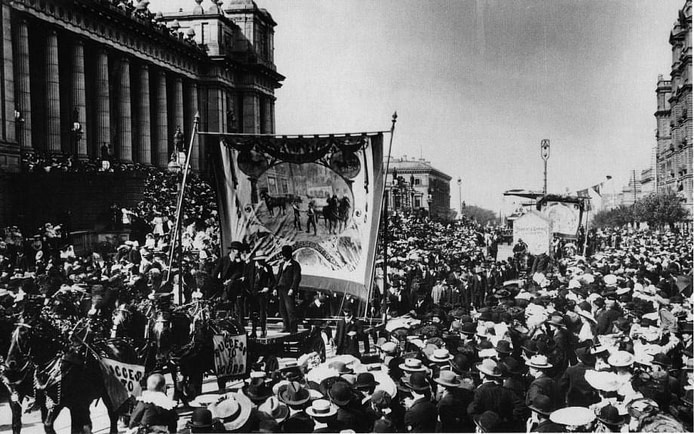 The Melbourne 8-hour March: Melbourne, 21 April, 1856