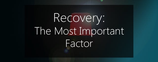system recovery - the most important factor
