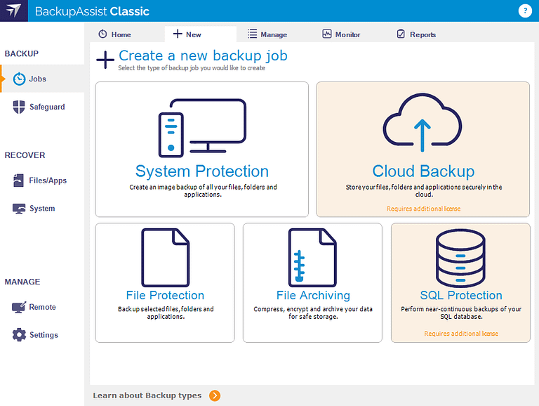 Tape backup software solutions for backup, archiving and ransomware