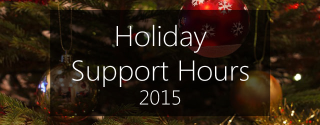 xmas support 2015