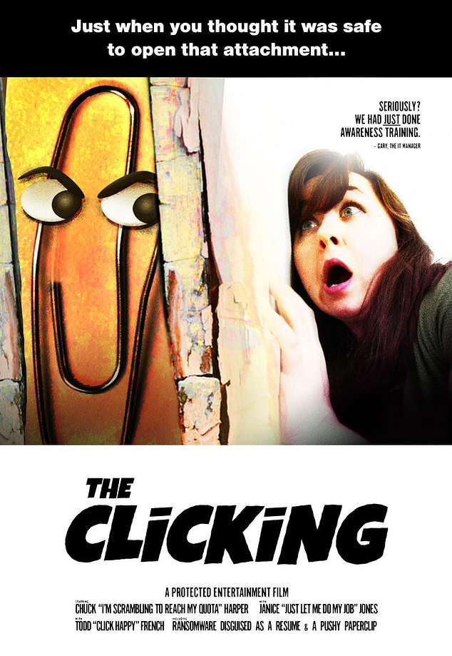 SysAdmin Halloween Poster: The Clicking